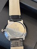 Montre LIP Panoramic 1960 cadran noir bracelet cuir acier fabriquée à Besançon — photo 3