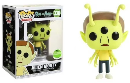 Funko Pop Rick et Morty Alien Morty n°338 édition exclusive