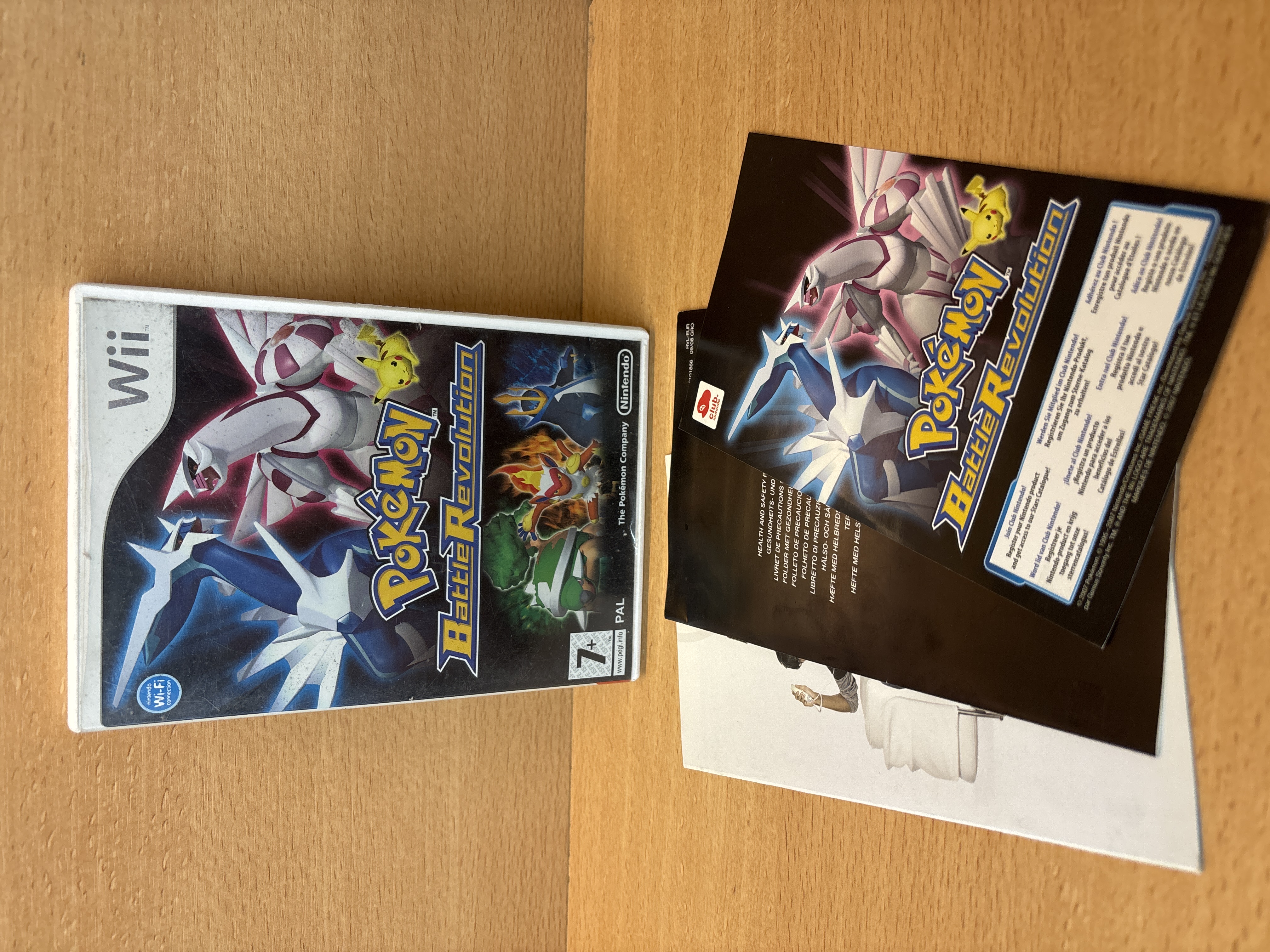 Pokémon Battle Revolution Wii PAL avec boîtier et notice