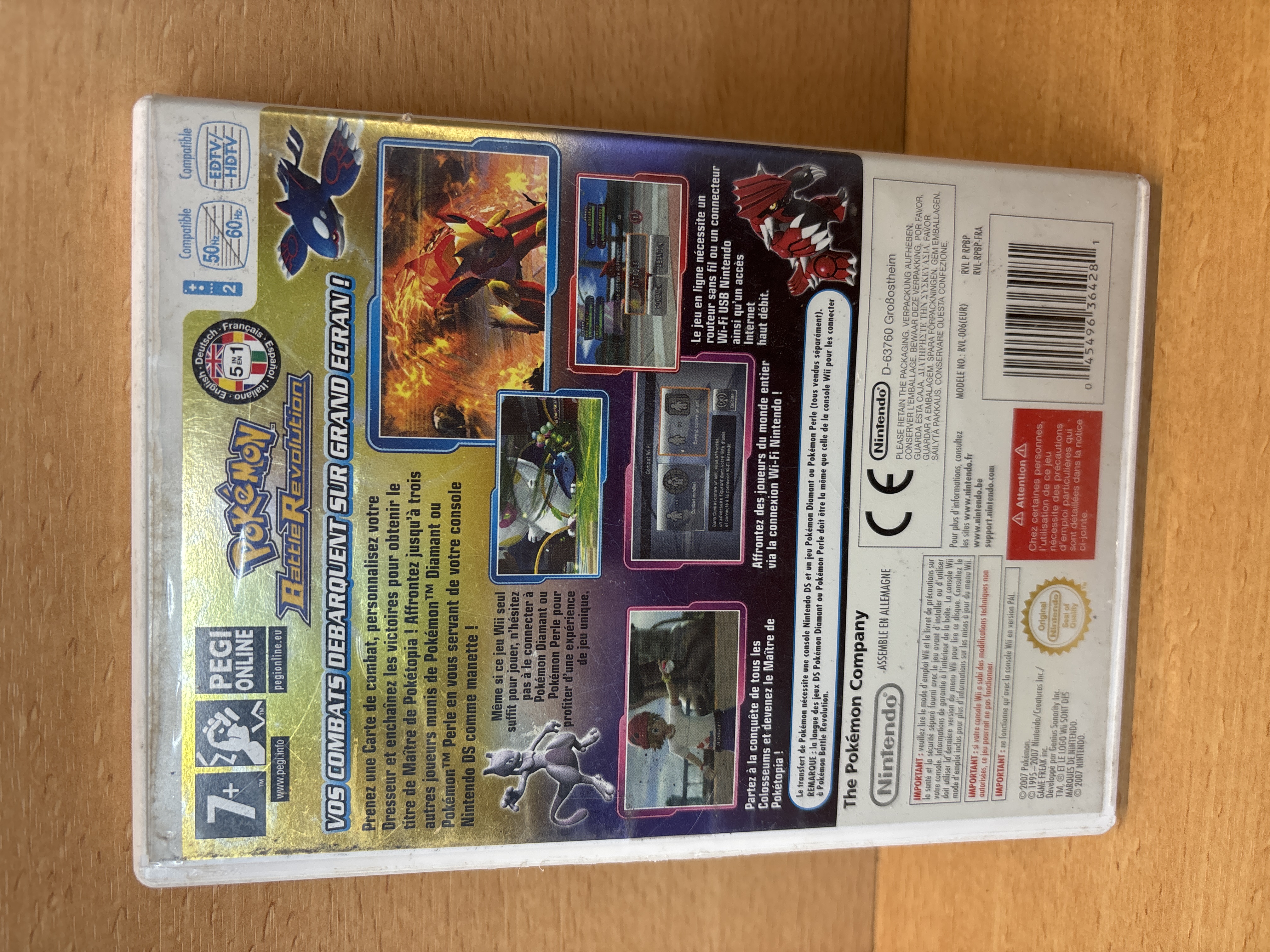 Pokémon Battle Revolution Wii PAL avec boîtier et notice — photo 2