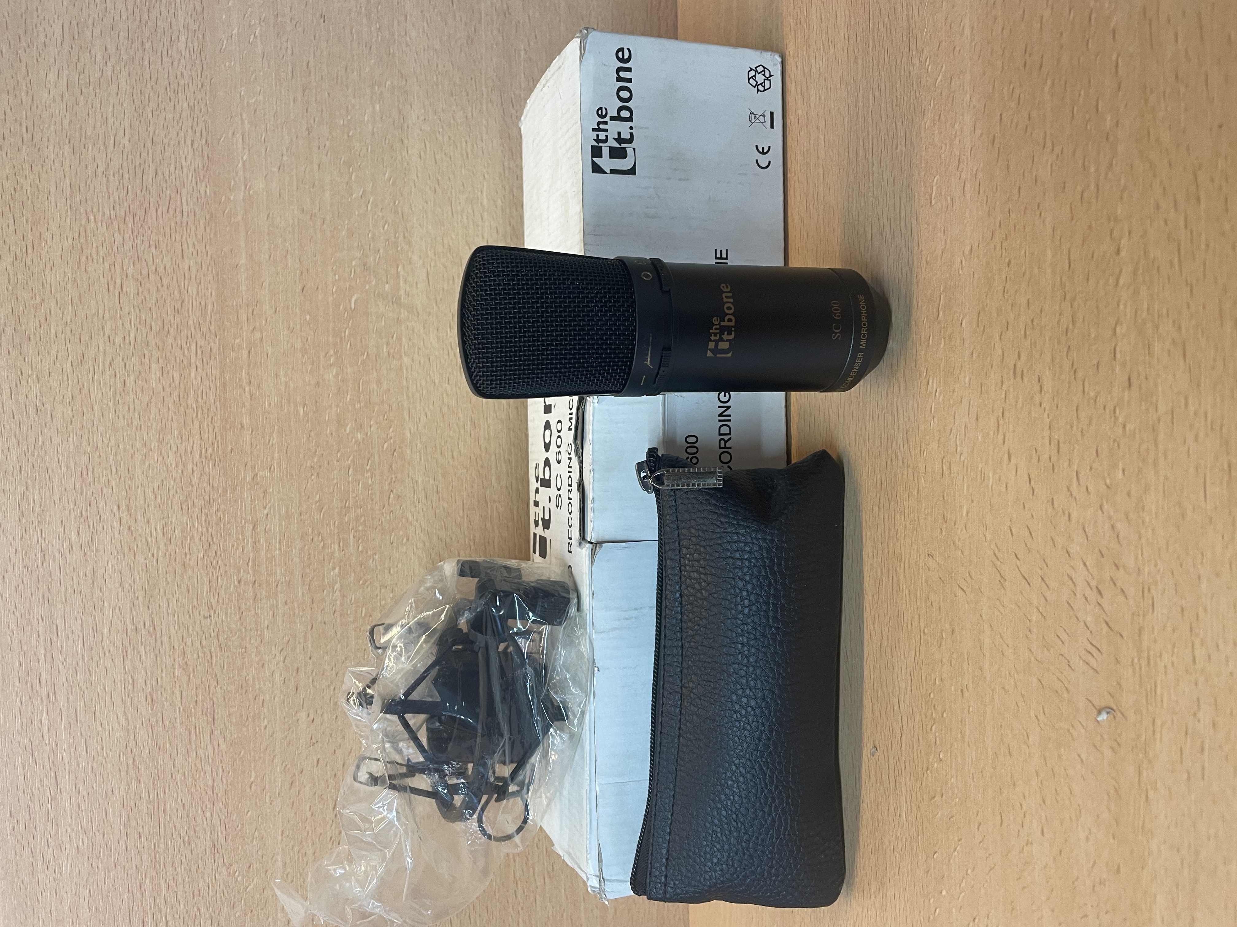 Microphone de studio the t.bone SC 600 XLR large membrane