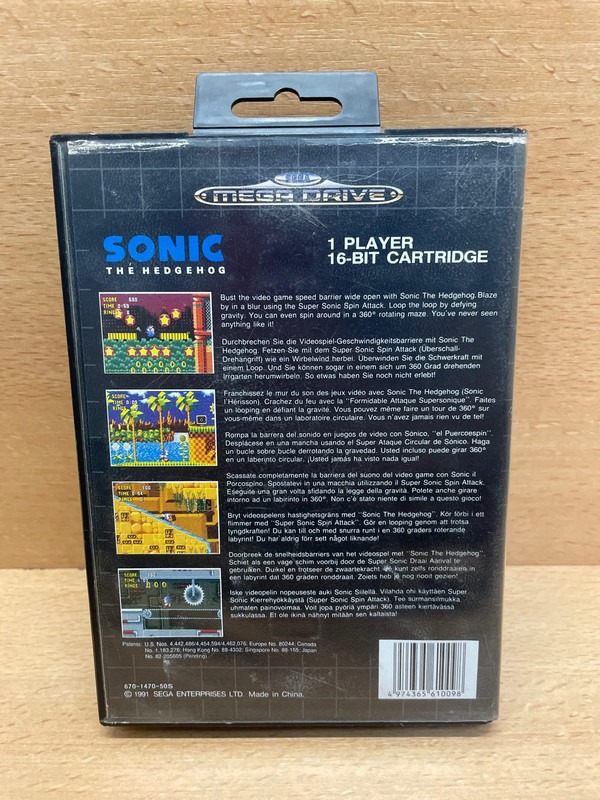 Jeu Sega Sonic The Hedgehog — photo 2