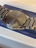 Montre Seiko quartz acier cadran noir dateur — photo 3