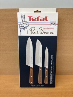 Tefal Paul Bocuse K422S3 set de 3 couteaux inox