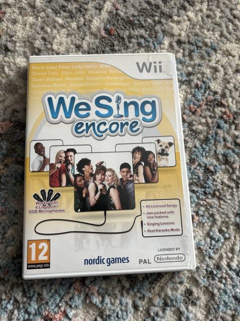 We Sing Encore Wii - jeu de karaoké Nintendo Wii