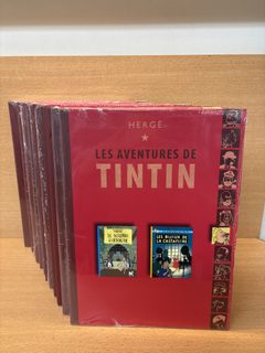 Lot de 12 albums Tintin Hergé sous blister