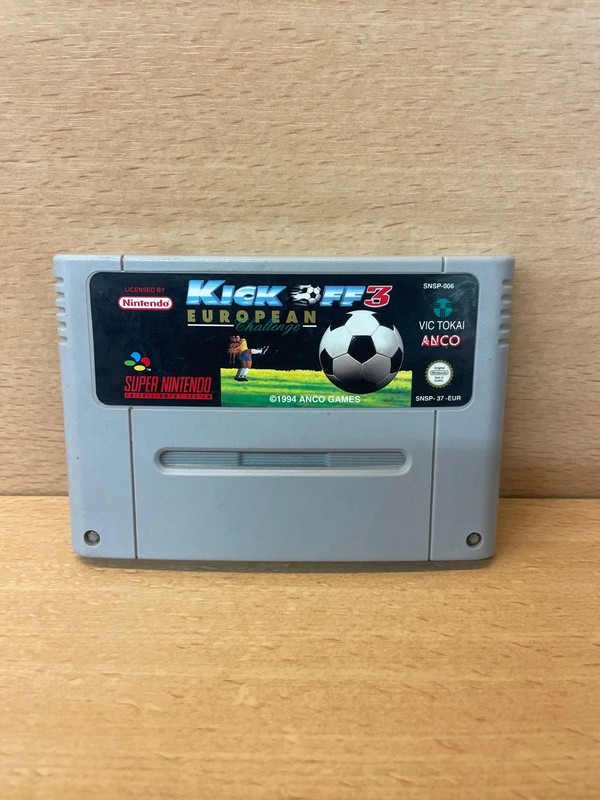 Jeu super Nintendo Kick Off 3 european challenge
