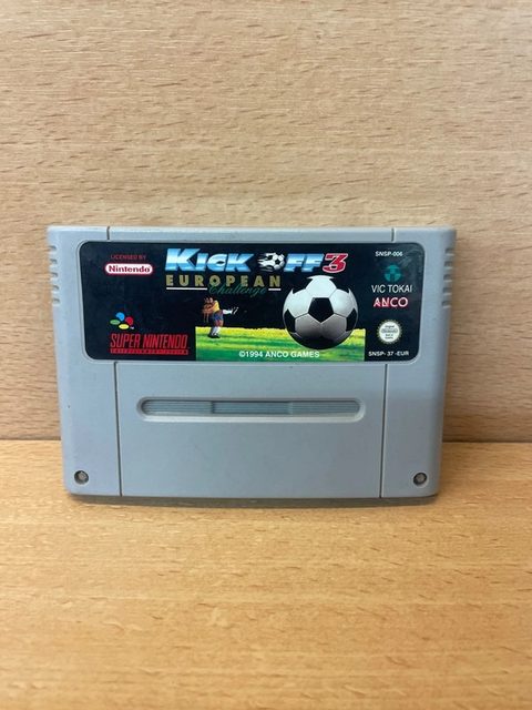 Jeu super Nintendo Kick Off 3 european challenge