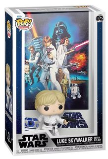 Funko Pop Movie Poster Star Wars Luke Skywalker avec R2-D2 n°02