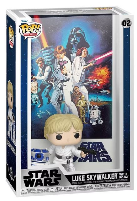 Funko Pop Movie Poster Star Wars Luke Skywalker avec R2-D2 n°02