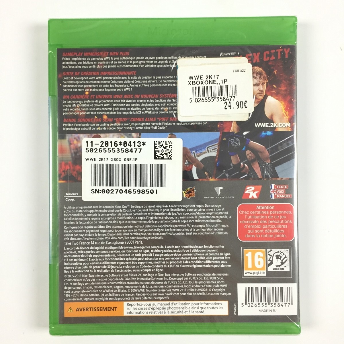 WWE 2K17 Xbox One