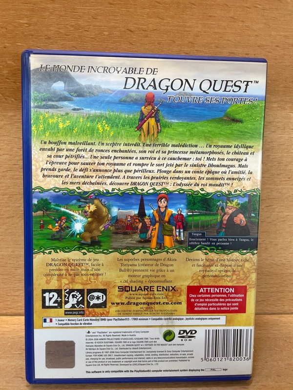 Jeu PS2 Dragon Quest l’odyssée du roi maudit — photo 2