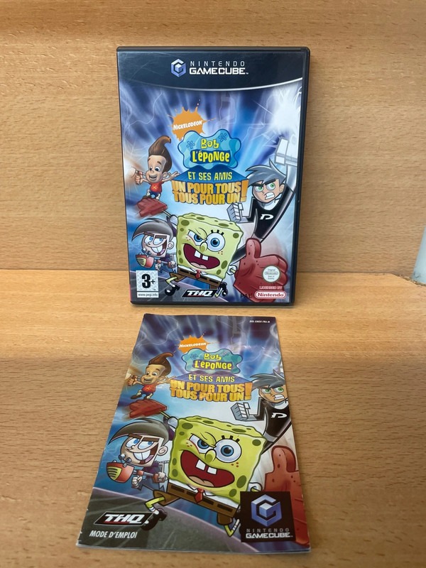 Jeu Gamecube bob l’éponge et ses amis un pour tous tous pour un !