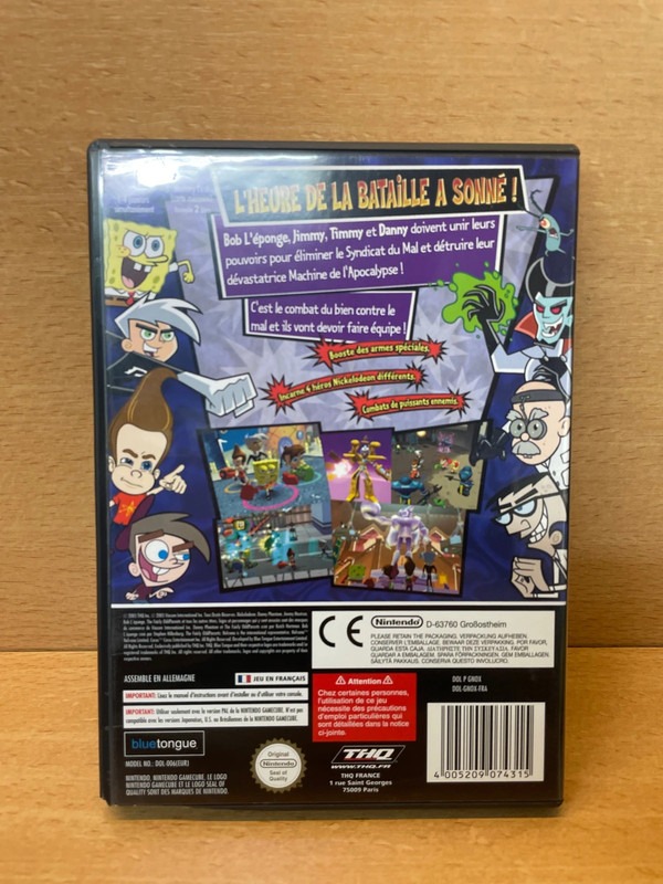 Jeu Gamecube bob l’éponge et ses amis un pour tous tous pour un ! — photo 3