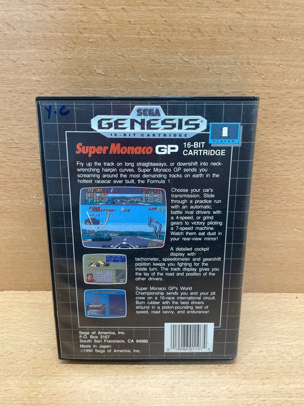 Jeu Sega Super Monaco — photo 3