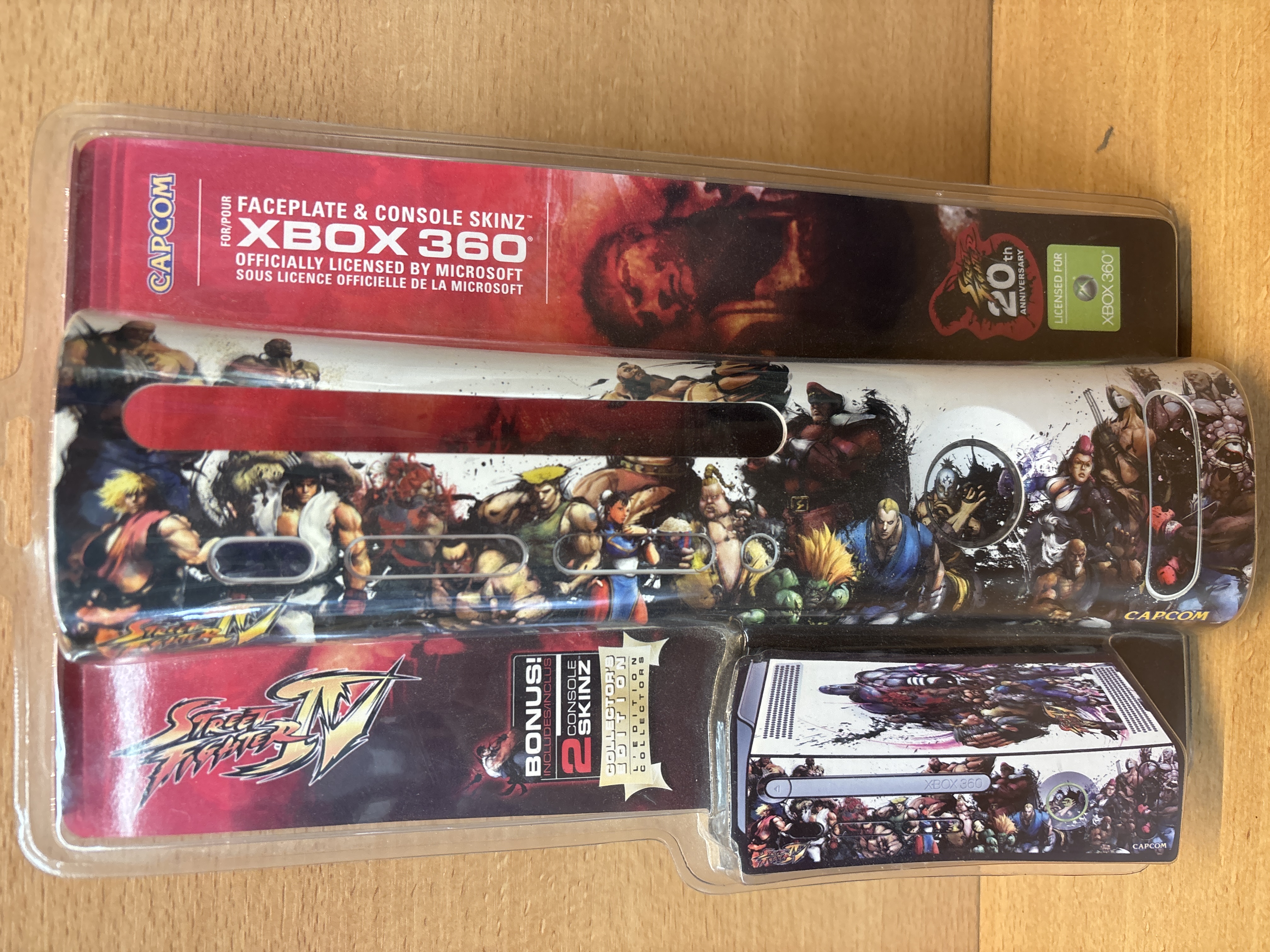 Mad Catz Faceplate + Skinz Street Fighter IV Xbox 360