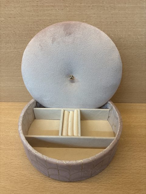 Boîte à bijoux Maison du Monde en velours rose