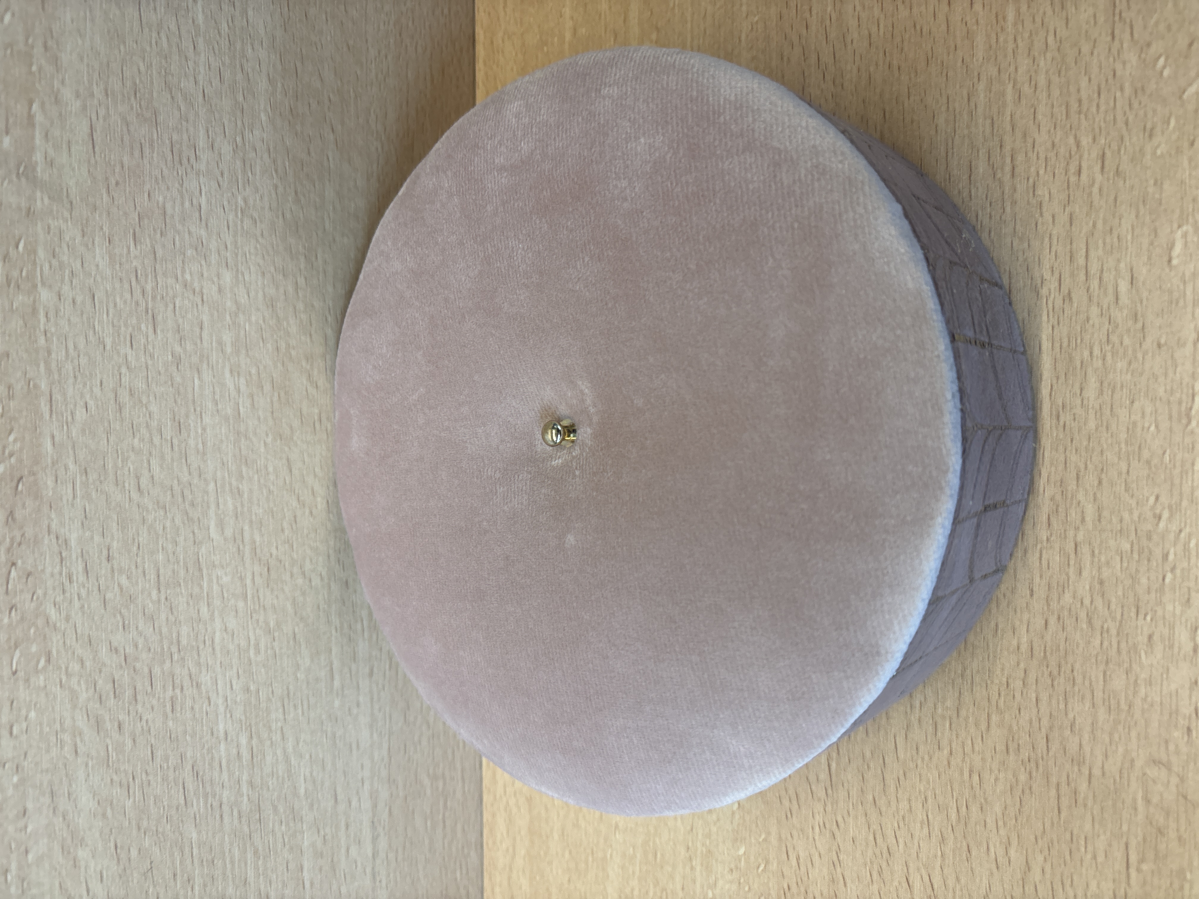 Boîte à bijoux Maison du Monde en velours rose — photo 2