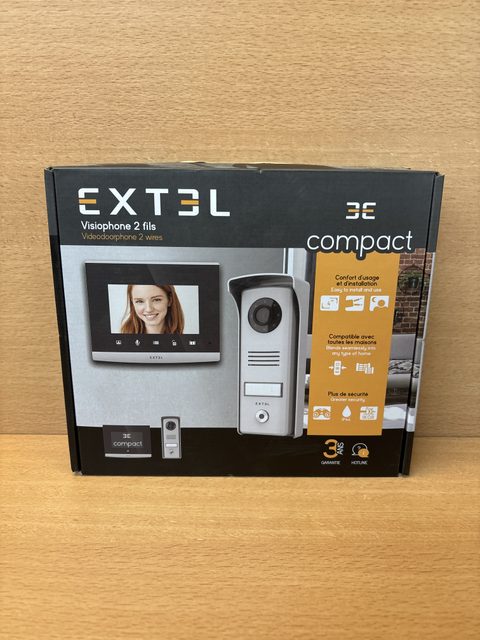 Visiophone filaire Extel Compact 720315 écran couleur 4 pouces