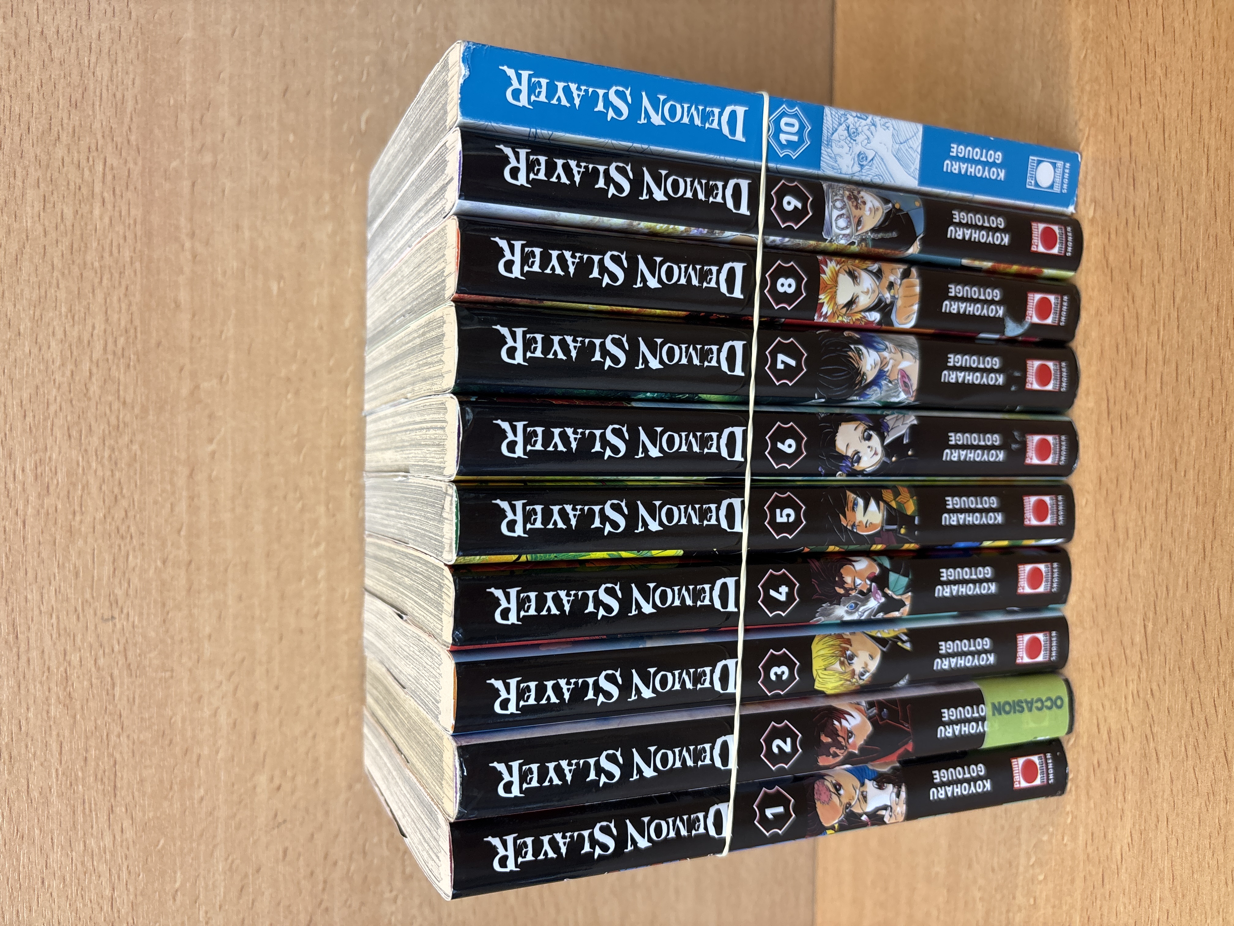Lot mangas Demon Slayer tomes 1 à 10 Koyoharu Gotouge