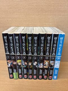Lot mangas Demon Slayer tomes 1 à 10 Koyoharu Gotouge