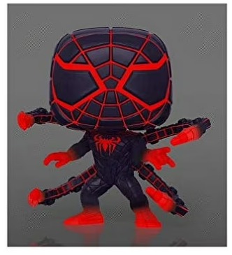 Funko Pop Miles Morales Matter Suit Glow figurine vinyle