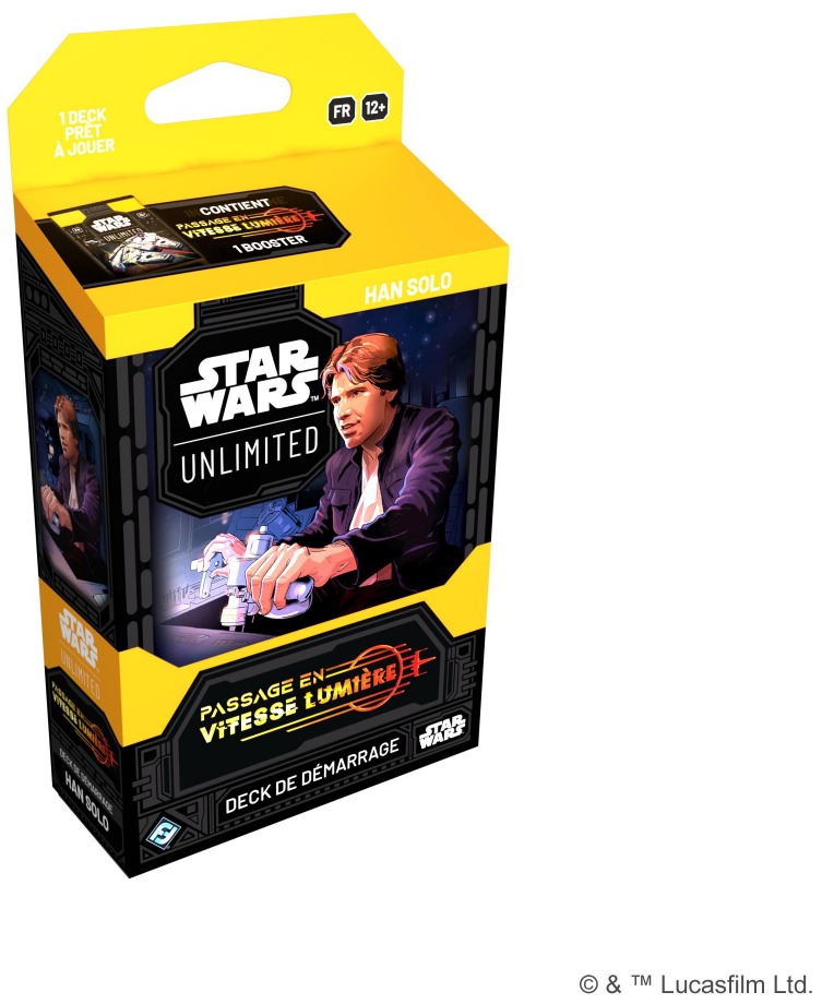 Star Wars Unlimited Passage en Vitesse Lumière Deck Han Solo FR