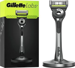 GilletteLabs rasoir exfoliant homme + 1 recharge + socle