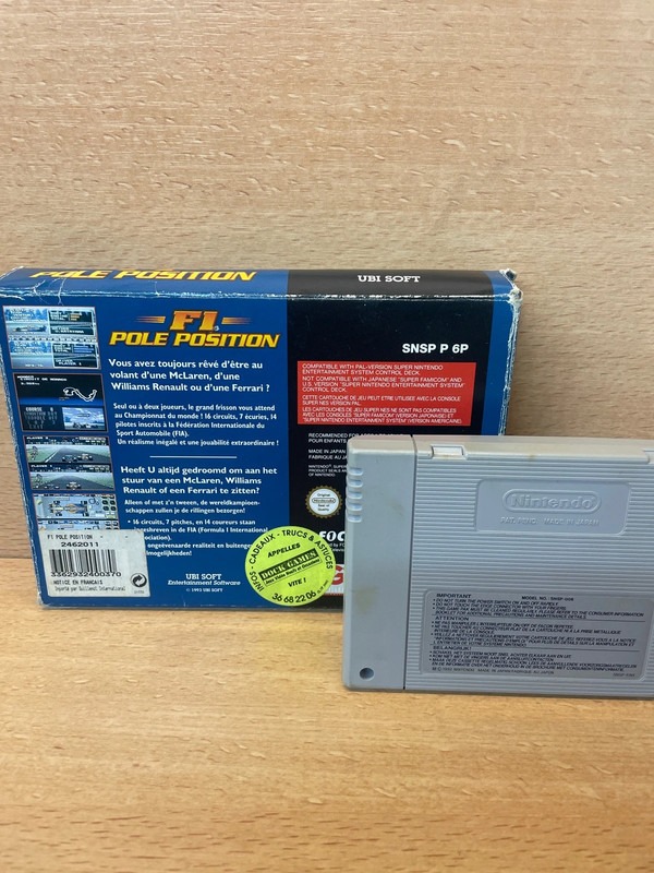 Jeu super Nintendo F1 Pole Position — photo 2