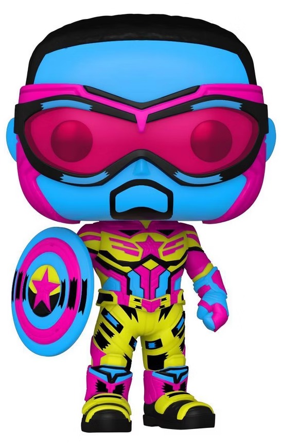 Figurine Funko Pop Marvel Captain America Black Light #987