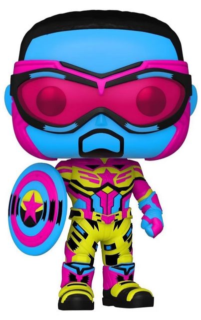Figurine Funko Pop Marvel Captain America Black Light #987