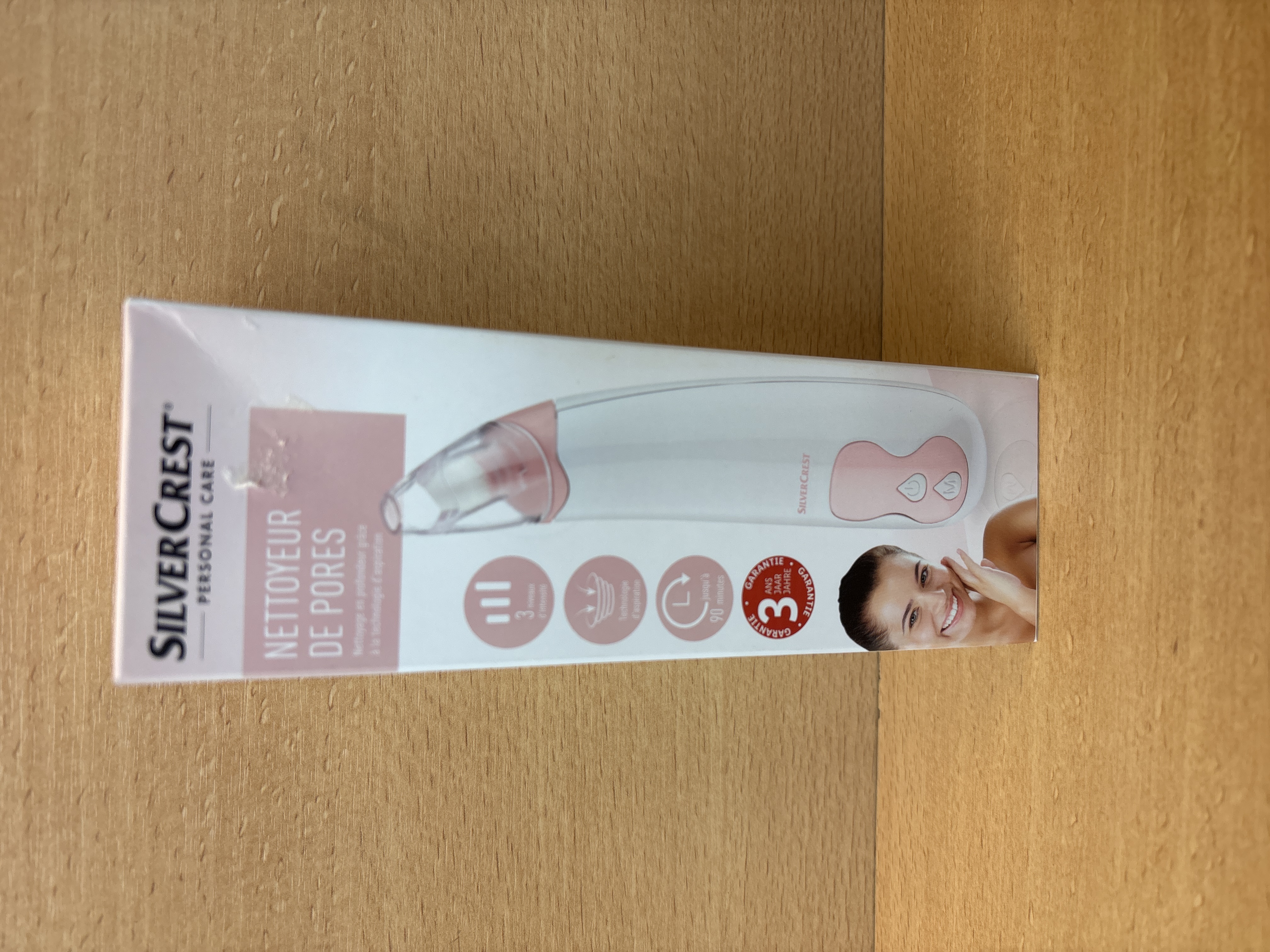 Nettoyeur de pores SilverCrest SPR 600 A1 avec 3 embouts