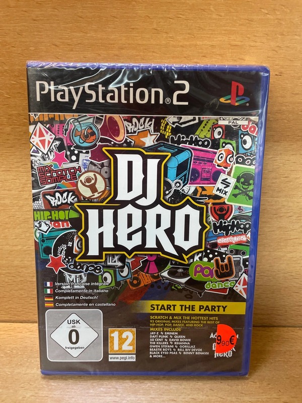 Jeu PS2 DJ Hero neuf