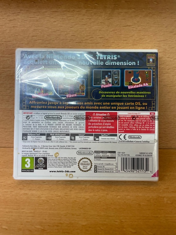 Jeu Nintendo 3DS Tetris neuf — photo 2