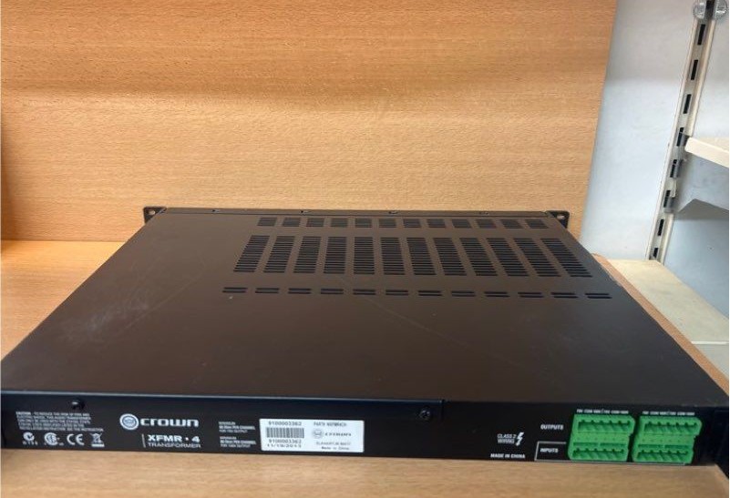 Crown XFMR-4 transformateur audio 4 canaux rack 19" — photo 3