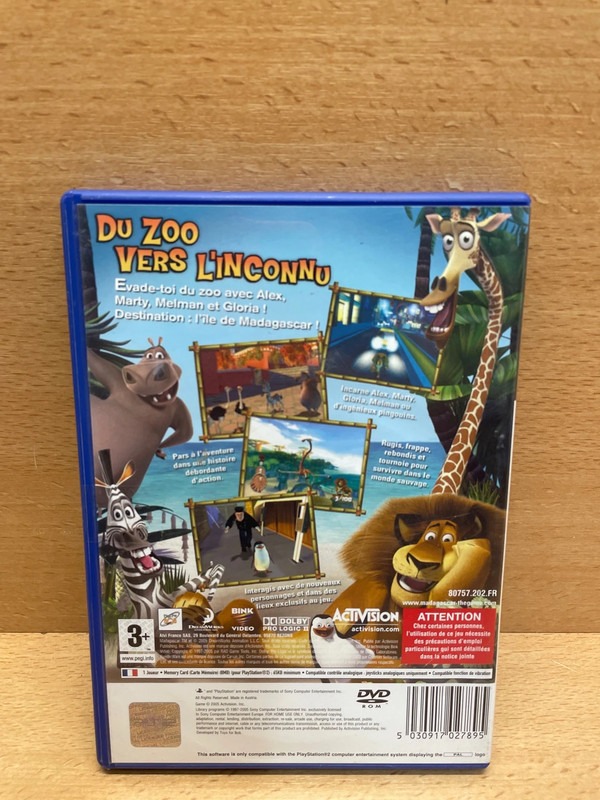 Jeu PS2 Madagascar — photo 3