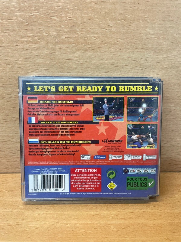 Jeu Dreamcast Ready 2 Rumble — photo 2