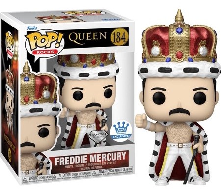 Figurine Funko Pop Rocks Freddie Mercury King DGLT n°184