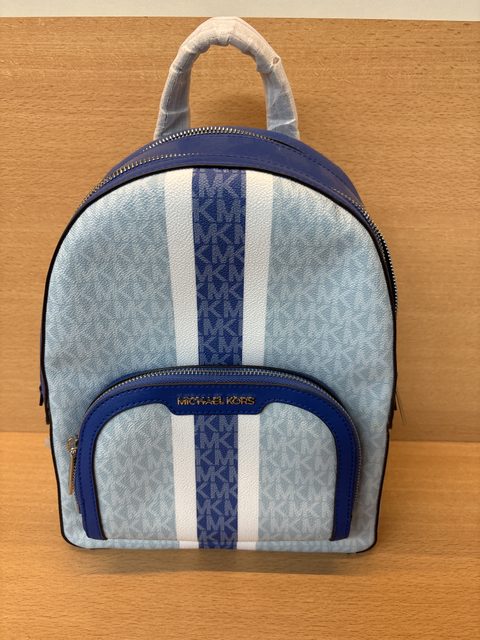 Sac à dos Michael Kors bleu et blanc