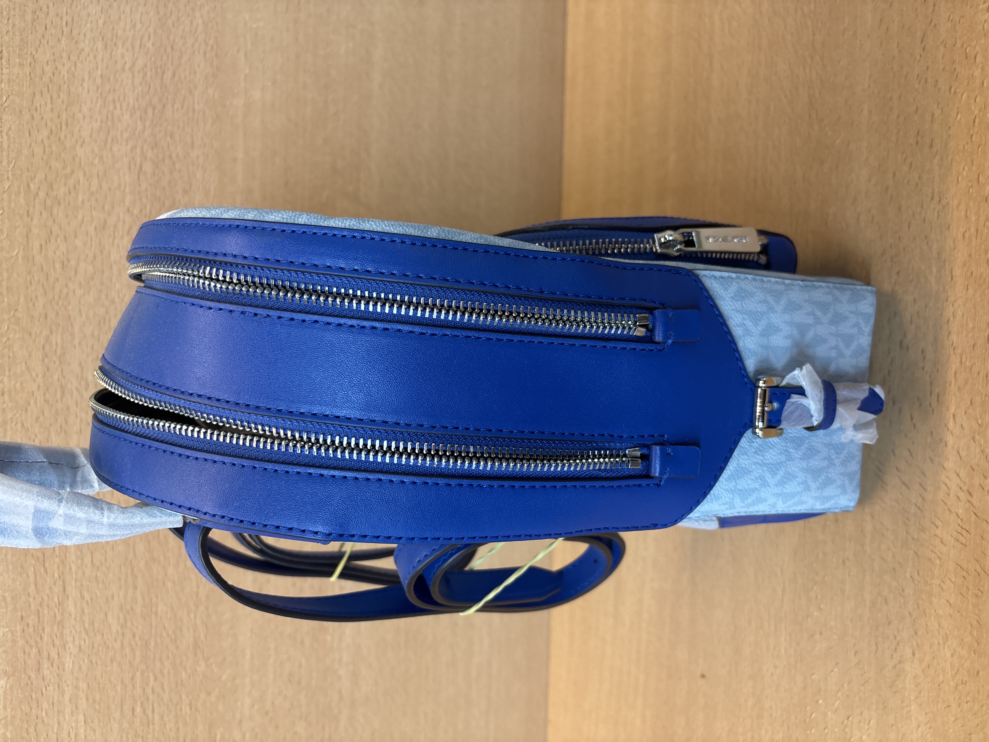 Sac à dos Michael Kors bleu et blanc — photo 3
