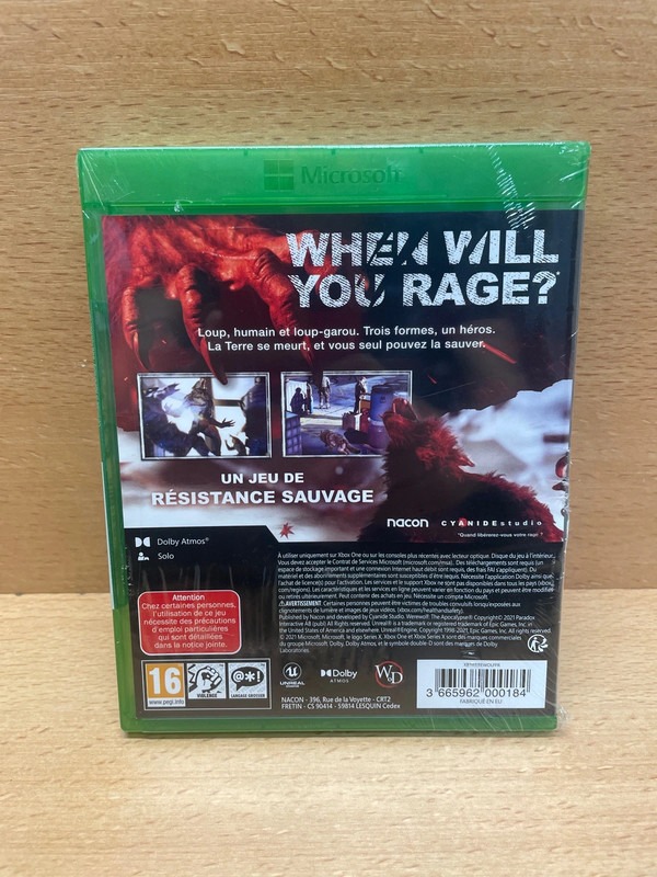 Jeu Xbox One Werewolf neuf — photo 2