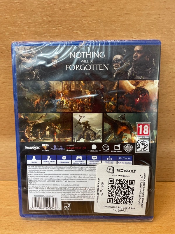 Jeu PS4 Shadow of War neuf — photo 2