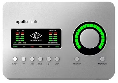 Universal Audio Apollo Solo TB3 Heritage Edition interface audio Thunderbolt 3