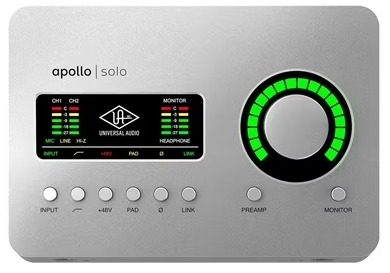 Universal Audio Apollo Solo TB3 Heritage Edition interface audio Thunderbolt 3
