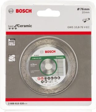 Bosch 2608615020 disque diamant Best for Ceramic 76 mm