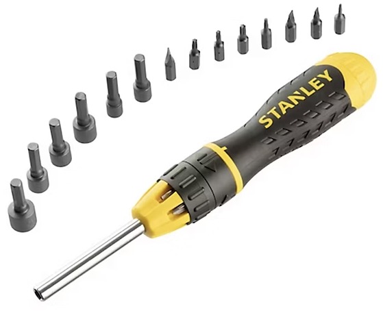 Tournevis à cliquet Stanley STHT0-62574 multibit 20 pièces