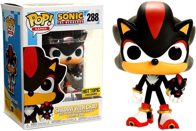 Figurine Funko Pop Sonic Shadow avec Chao N°288