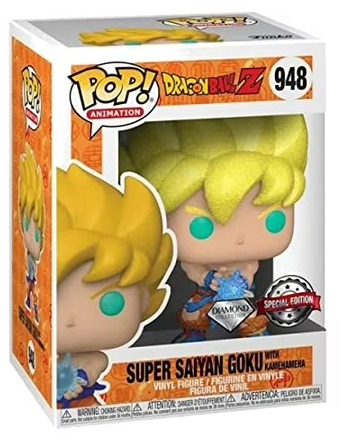 Figurine Funko Pop 948 Super Saiyan Goku with Kamehameha Wave Diamond Glitter