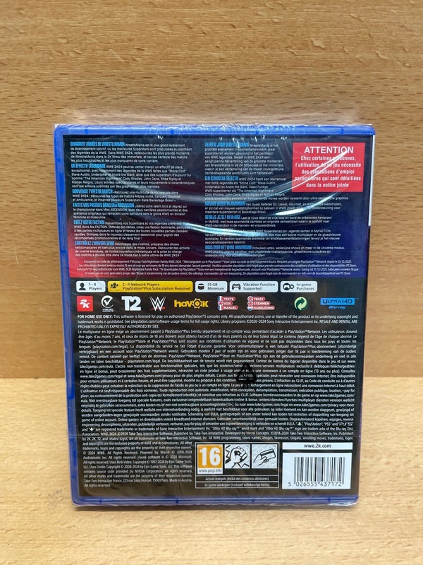 Jeu PS5 W2K24 Neuf — photo 2