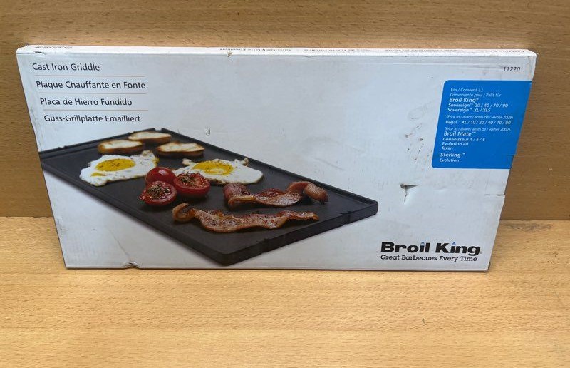Plaque de cuisson en fonte Broil King 11220 pour barbecue